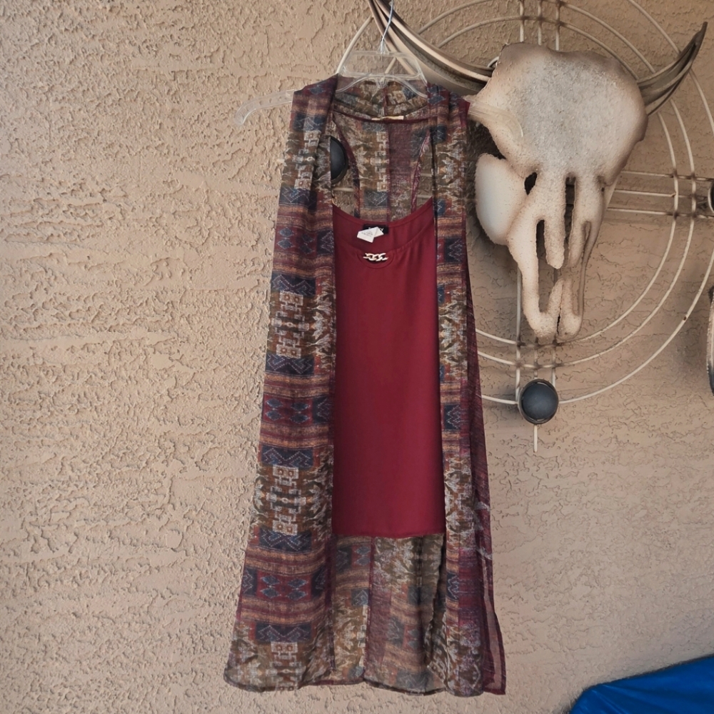Vest and cami set
